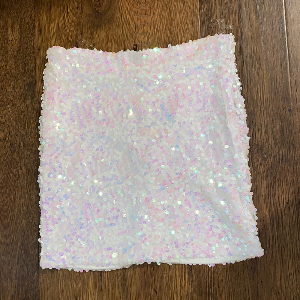 Sequins mini skirt